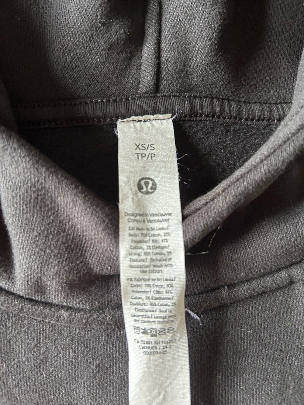 lululemon athletica Hooded Sleeveless Top in Black - Picture 2 of 3
